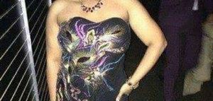 Mardi Gras Ball Gown